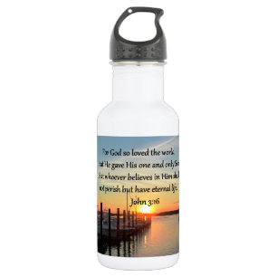 GARRAFA BONITO JOHN 3:16 SUNSET PHOTO DESIGN
