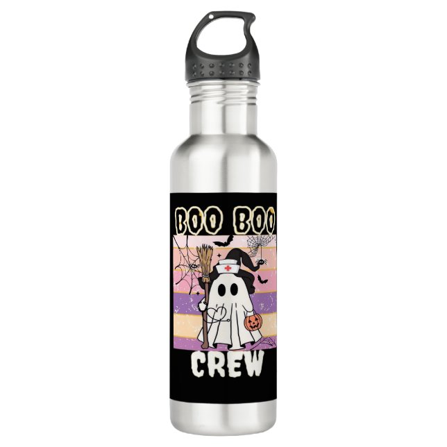 Garrafa Boo Boo Crew Halloween Enfermeira Fantasma Essenci (Frente)
