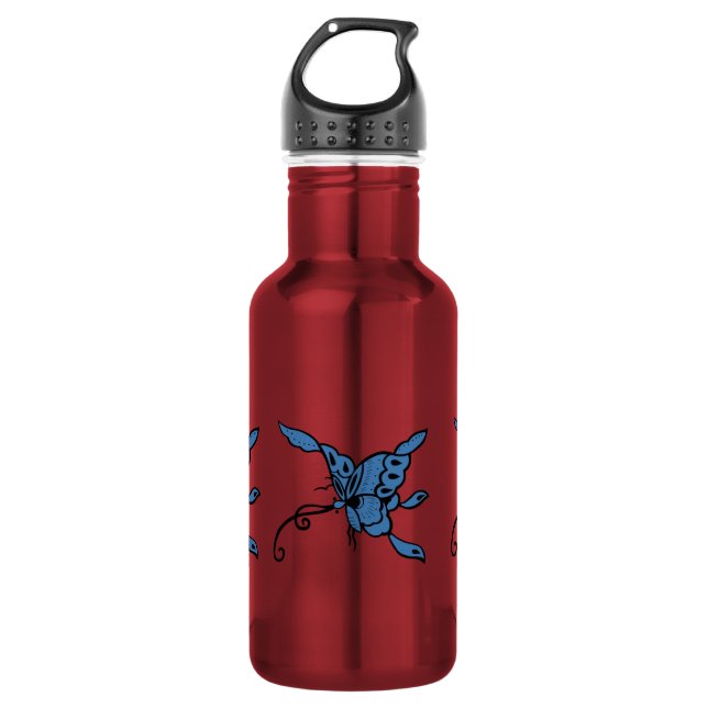 Garrafa Borboleta Azul (Frente)