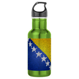 Garrafa Bosnia and Herzegovina Flag Patriotic Desig