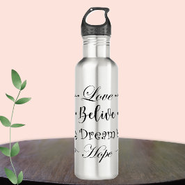 Garrafa Botella de agua acero inoxidable motivacion bottle