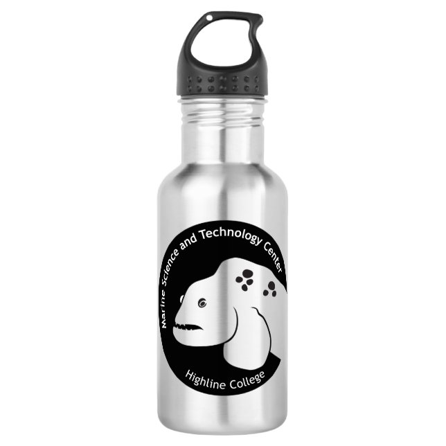 Garrafa branca Center 24oz. do mastro (Frente)