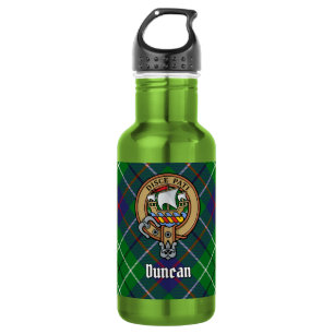 Garrafa Brasão do Clã Duncan sobre Tartan