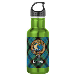 Garrafa Brasão do Clã Guthrie sobre Tartan