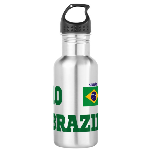 Garrafa Brazil Nr. 10 - Jersey Style - Seleção  (Frente)