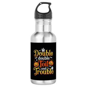 Garrafa Bruxa do Halloween Double Double Toil and Trouble