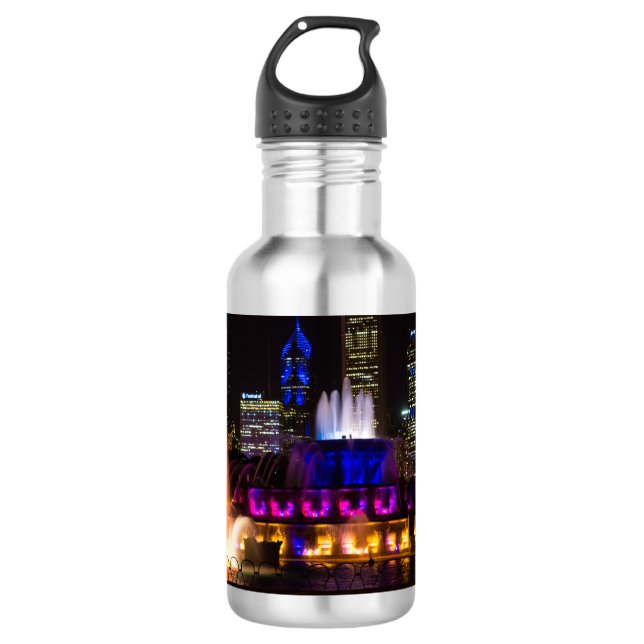 Garrafa Buckingham Fountain Chicago Stainless Steel Water (Frente)