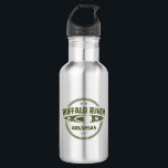 Garrafa Buffalo River, Arkansas<br><div class="desc">O rio nacional de Buffalo flui livremente por 135 milhas e é um dos poucos rios que ainda não se encontram amontoados nos 48 estados mais baixos. Este design excelente tem um caiaque em texto angustiado.</div>