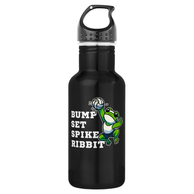 Garrafa Bump, Set, Spike, Ribbit (Frente)