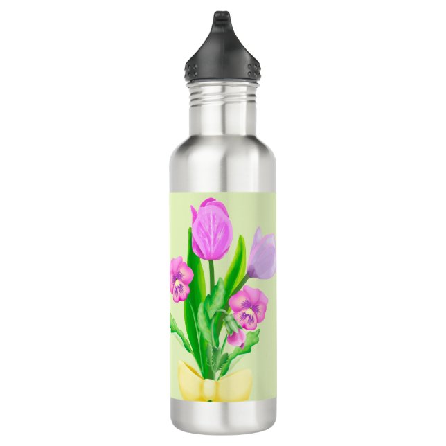 Garrafa Bunch of Spring Flowers Thermal Tumbler (Direita)