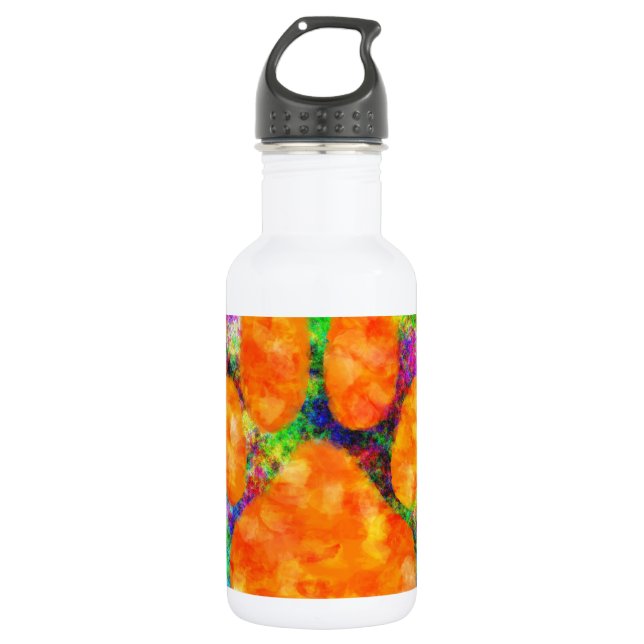 Garrafa Cachorro Cachorro Imprimir Aquarela (Frente)