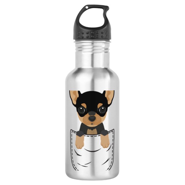 Garrafa Cachorro Chihuahua em Pocket (Frente)