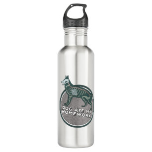 Garrafa Cachorro Comeu Meu Trabalho Doméstico