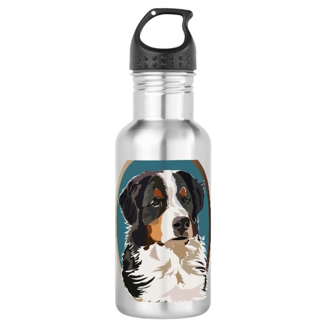 Garrafa Cachorro da Montanha Bernese (Frente)