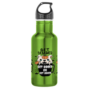 Garrafa Café de Halloween: Cafeine Zombie Spooky Design