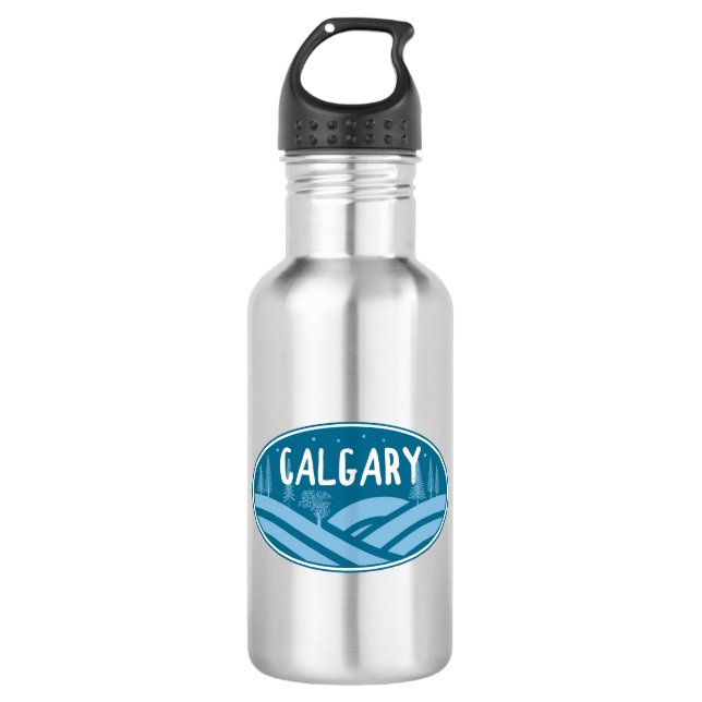 Garrafa Calgary Alberta Ao Ar Livre (Frente)