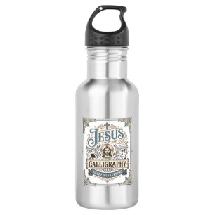 Garrafa Caligrafia de Jesus Letra Sagrada Caligrafia de Je