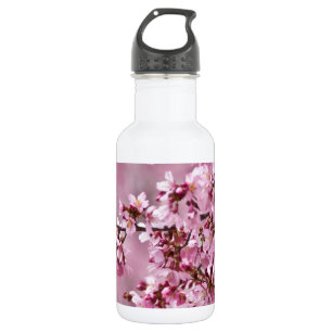 Garrafa Camélias Sakura Camadas Rosa Pastel