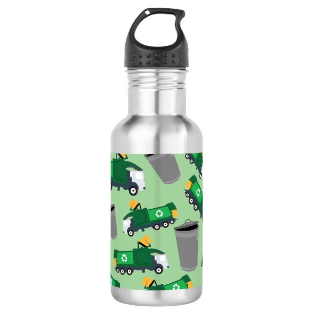 Garrafa Caminhão de reciclagem personalizado (Frente)