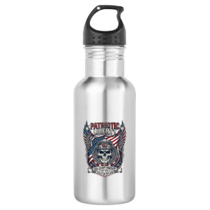 Garrafa Caminhão Monstro Patriótico 1776 Crânio Off Road C