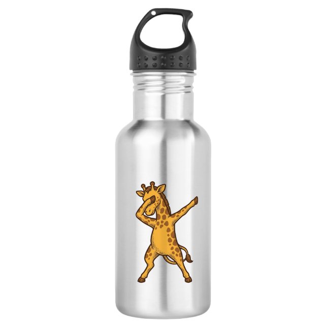 Garrafa Camisa com Desenho de Girafa Dabbing com Estampa V (Frente)