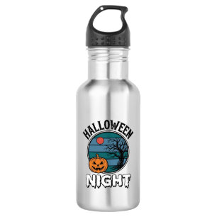 Garrafa Camisa de árvore de abóbora da noite de Halloween