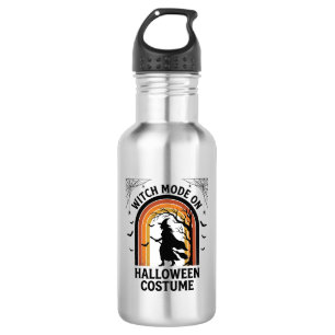 Garrafa Camisa de Bruxa de Halloween Fantasia Divertida Gr