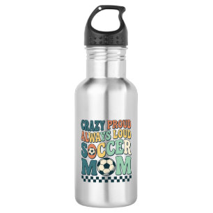 Garrafa Camisa Orgulhosamente Alta da Mãe de Futebol Antig