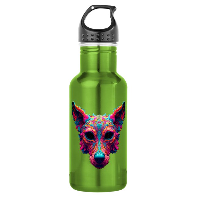Garrafa Camisa Psychedelic Best Friend - Design de Cachorr (Frente)