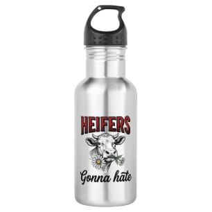 Garrafa Camisas Engraçadas de Bezerros Vão Odiar Camisa Vi