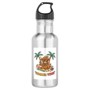 Garrafa Camiseta de Férias de Praia de Vaca das Terras Alt