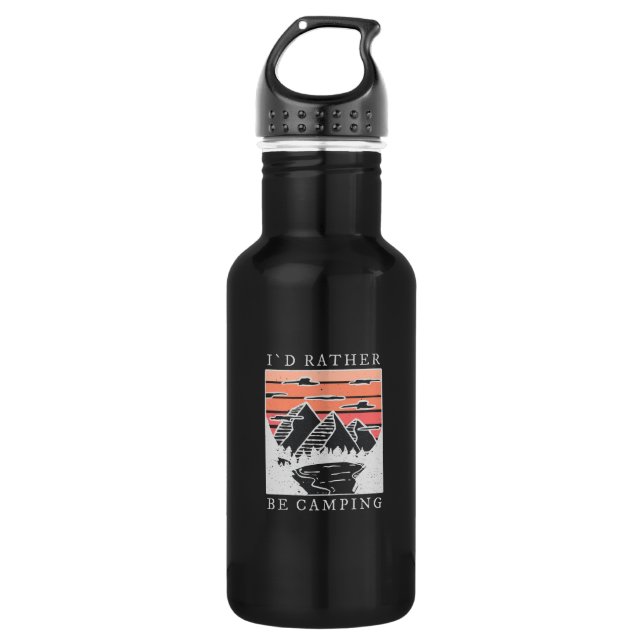 Garrafa Camping - I Would Rather Be Camping (Frente)