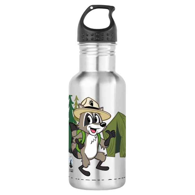 Garrafa Campout americano do rick | da guarda florestal (Frente)