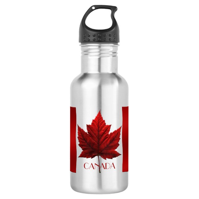 Garrafa Canadá Canadá Bandeira Souvenir (Frente)
