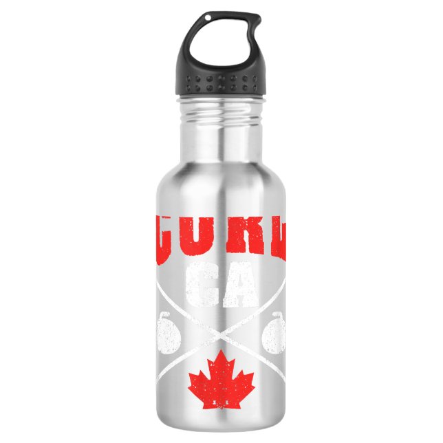 Garrafa Canada Curling Team Canadian Curler Player Winter  (Frente)