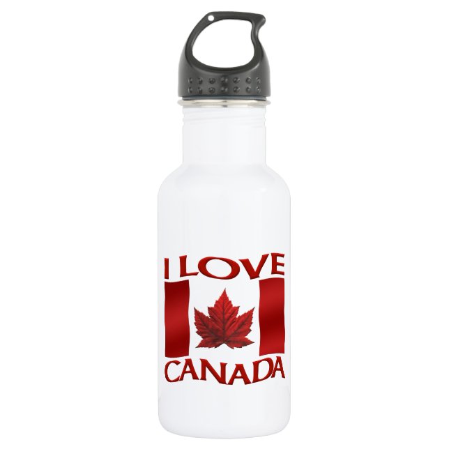 Garrafa Canadá I Love Canada Souvenir Bottle (Frente)
