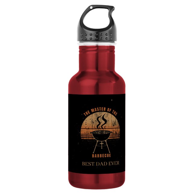 Garrafa Caneca de Café Personalizada Mestre da Churrasquei (Frente)
