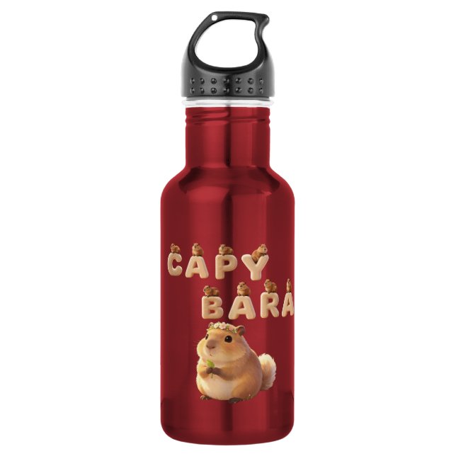 Garrafa Caneca de Cerâmica de Capivara Fofa, Xícara de Caf (Frente)
