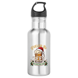 Garrafa Caneca de Natal de Cerveja com Chapéu de Papai Noe