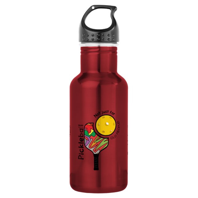 Garrafa Caneca engraçada de Pickleball para jogadores de t (Frente)