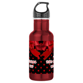 Garrafa Caneca Motivacional Personalizada de Pontos Vermel