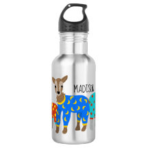 Caprinos Vestindo Ilustração de Pijamas Personaliz