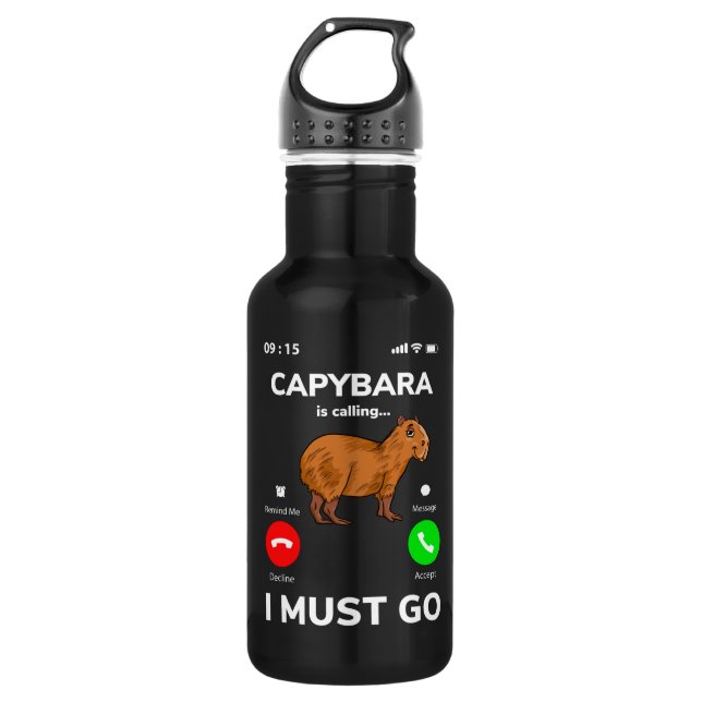 Garrafa Capybara Está Ligando Para Eu Ir (Frente)