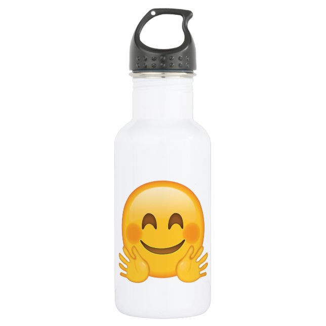 Garrafa Cara de abraço - Emoji (Frente)
