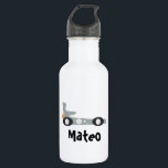 Garrafa Carro de Corrida Retro para Crianças<br><div class="desc">Garrafa de Água Infantil com Carro de Corrida</div>