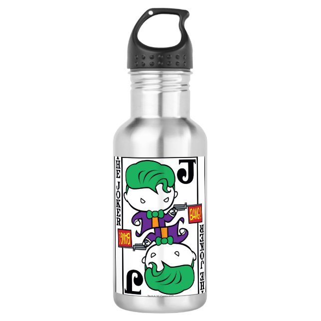 Garrafa Cartão de Reprodução de Joker Chibi (Frente)