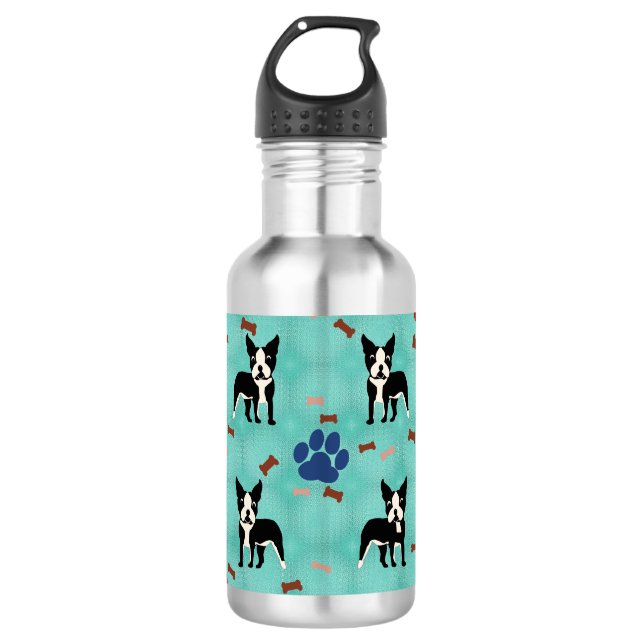 Garrafa Cartoon Boston Terrier (Frente)