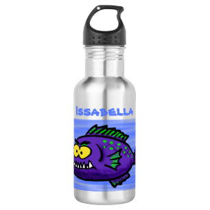 Garrafa Cartoon de peixe Piranha