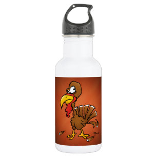 Garrafa Cartoon Engraçado Derp Turkey