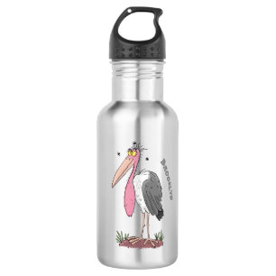 Garrafa Cartoon engraçado marabou